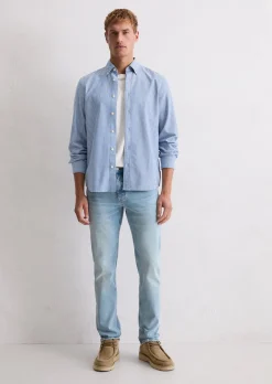 Oxford-Hemd regular mit Button-Down-Kragen