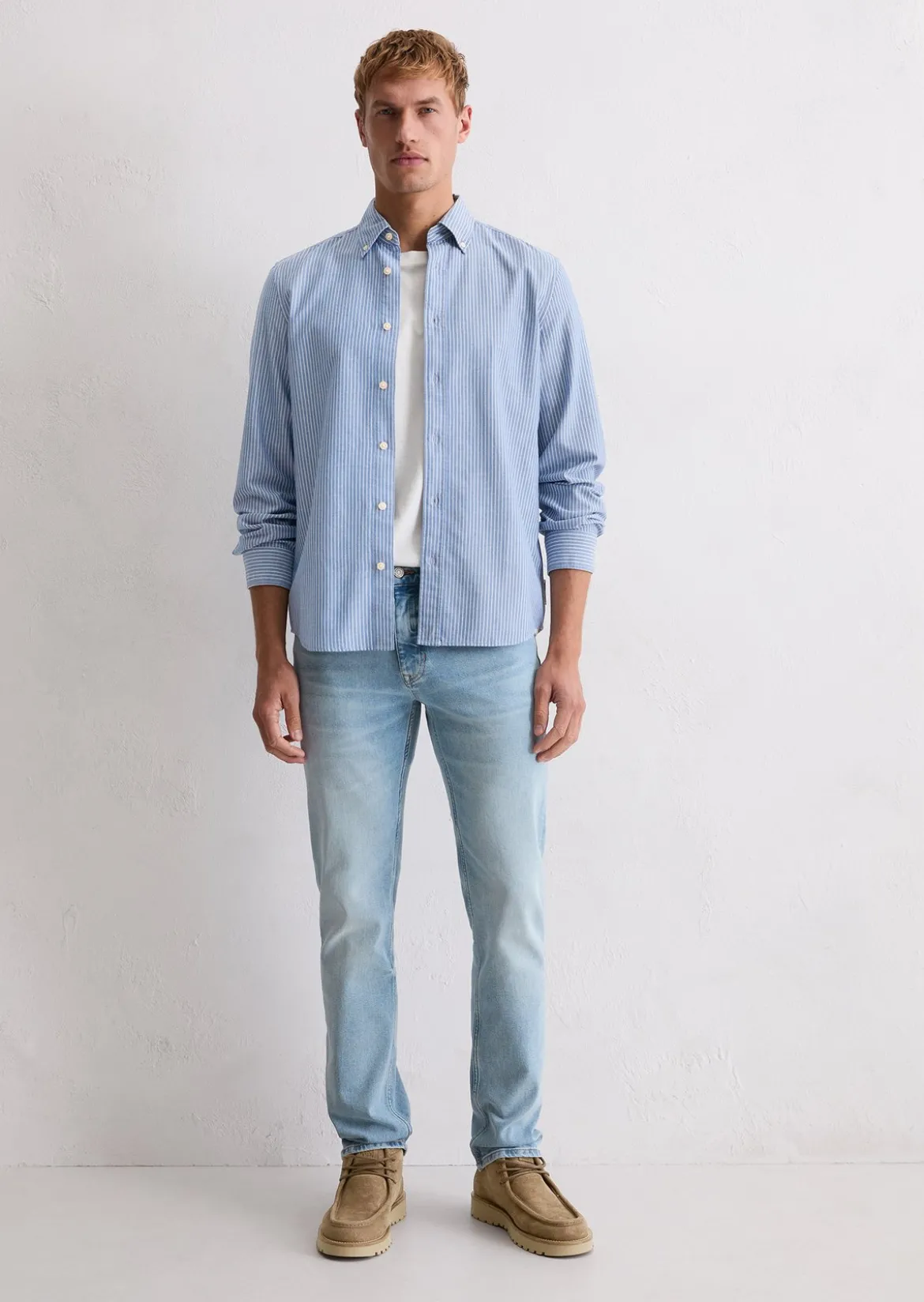 Oxford-Hemd regular mit Button-Down-Kragen