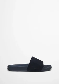 Pantolette Model Eric mit Velourslederriemen