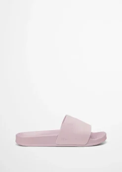 Pantolette Model Erica mit Velourslederriemen