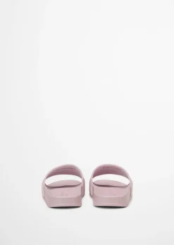 Pantolette Model Erica mit Velourslederriemen
