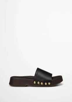 Pantolette Model Mary aus hochwertigem Rindleder