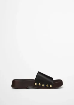 Pantolette Model Mary aus hochwertigem Rindleder