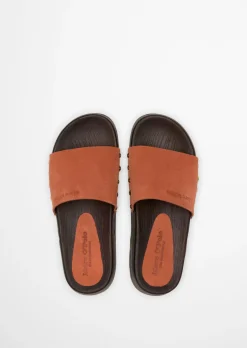 Pantolette Model Mary aus weichem Veloursleder