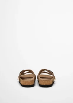 Pantolette Model Quinn aus weichem Veloursleder