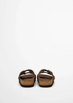 Pantolette Model Quinn aus weichem Veloursleder