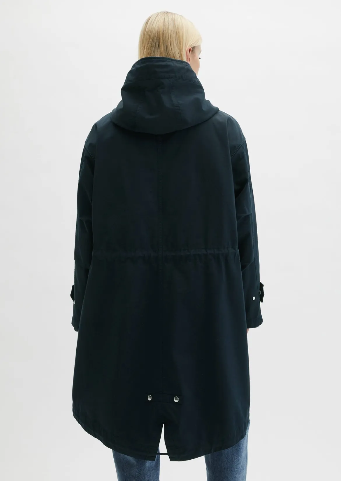 Parka regular aus Organic Cotton-Twill