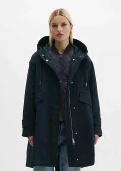 Parka regular aus Organic Cotton-Twill