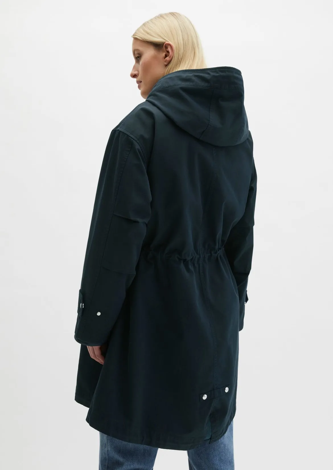 Parka regular aus Organic Cotton-Twill