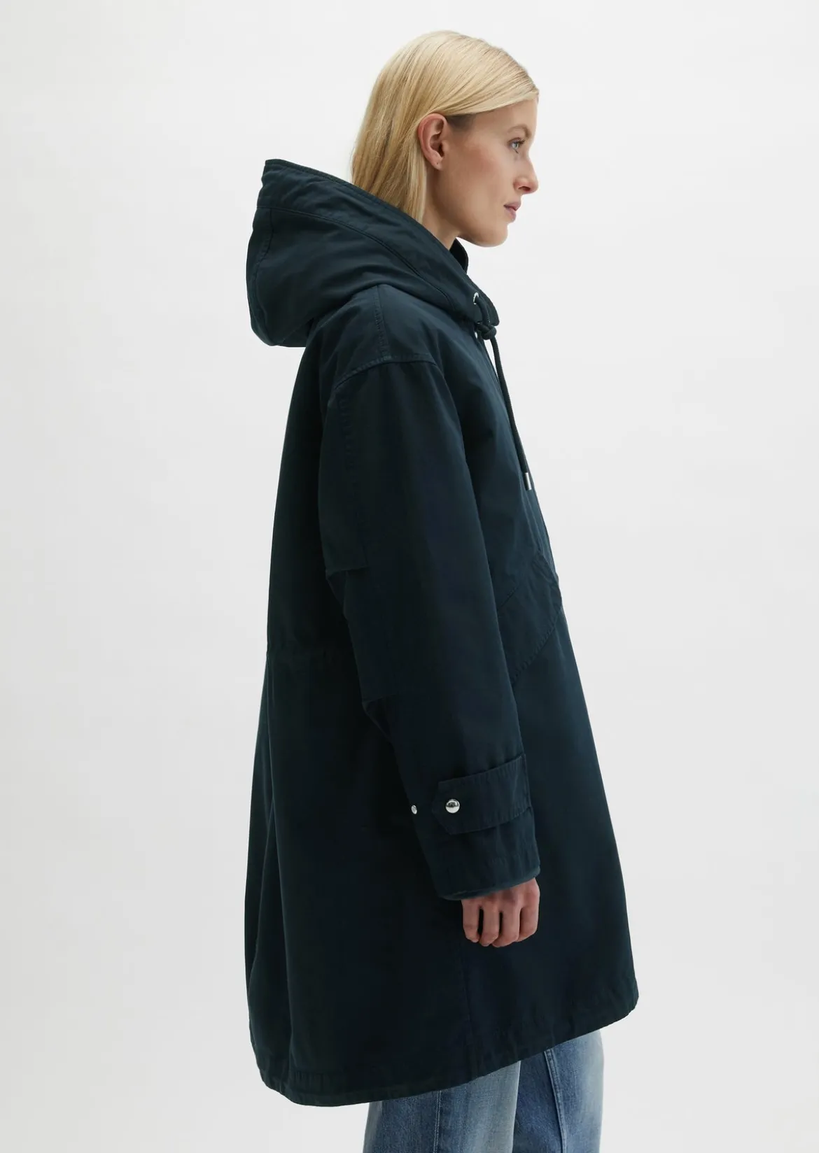 Parka regular aus Organic Cotton-Twill