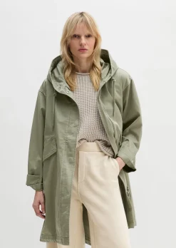 Parka regular aus Organic Cotton-Twill