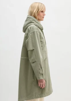 Parka regular aus Organic Cotton-Twill