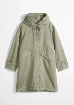 Parka regular aus Organic Cotton-Twill