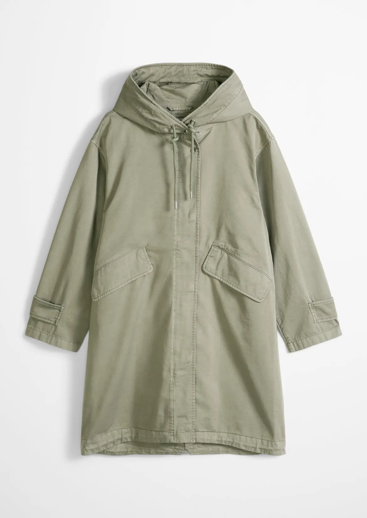 Parka regular aus Organic Cotton-Twill