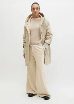 Parka regular aus Organic Cotton-Twill
