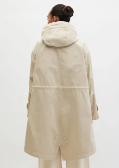 Parka regular aus Organic Cotton-Twill