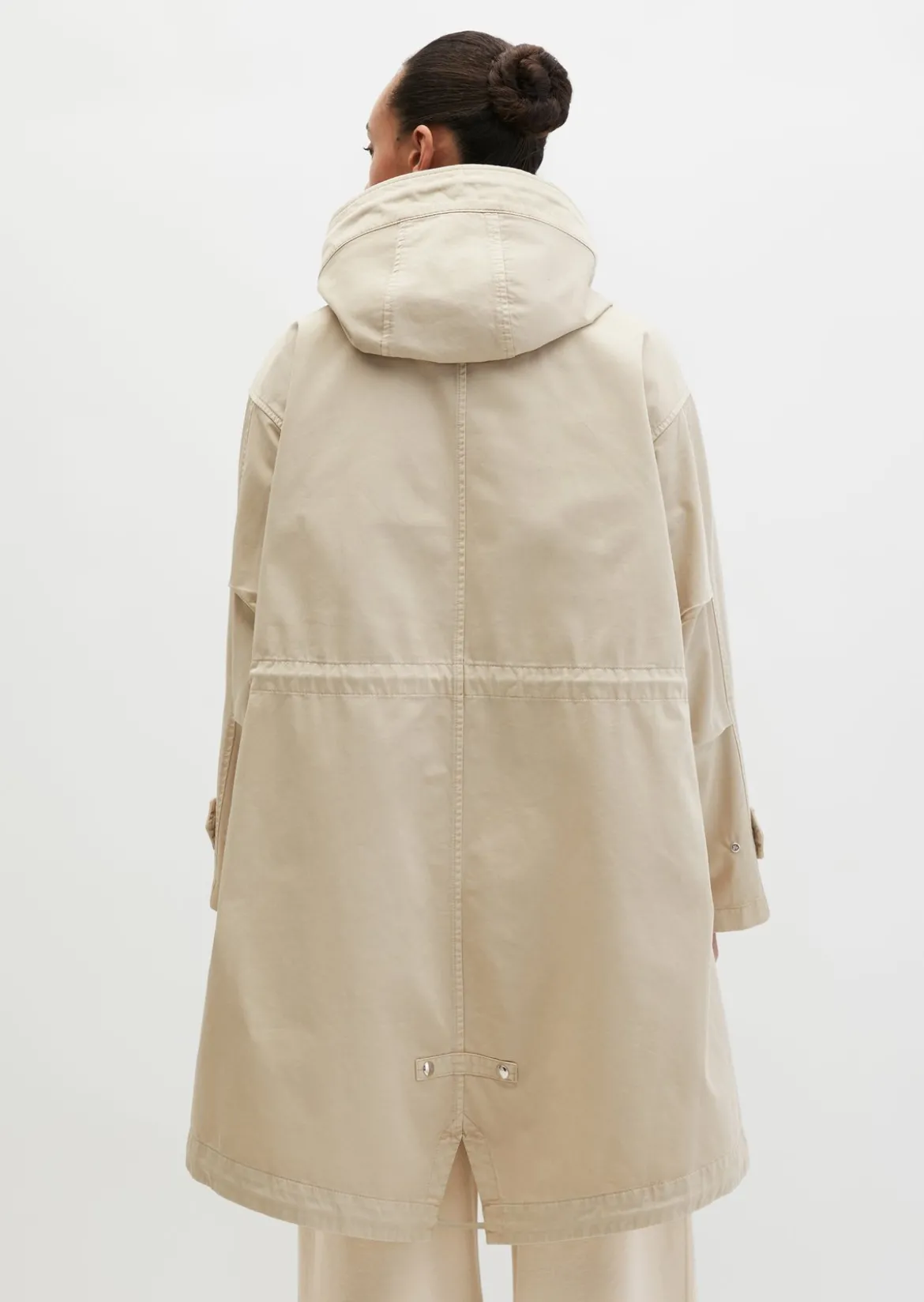 Parka regular aus Organic Cotton-Twill