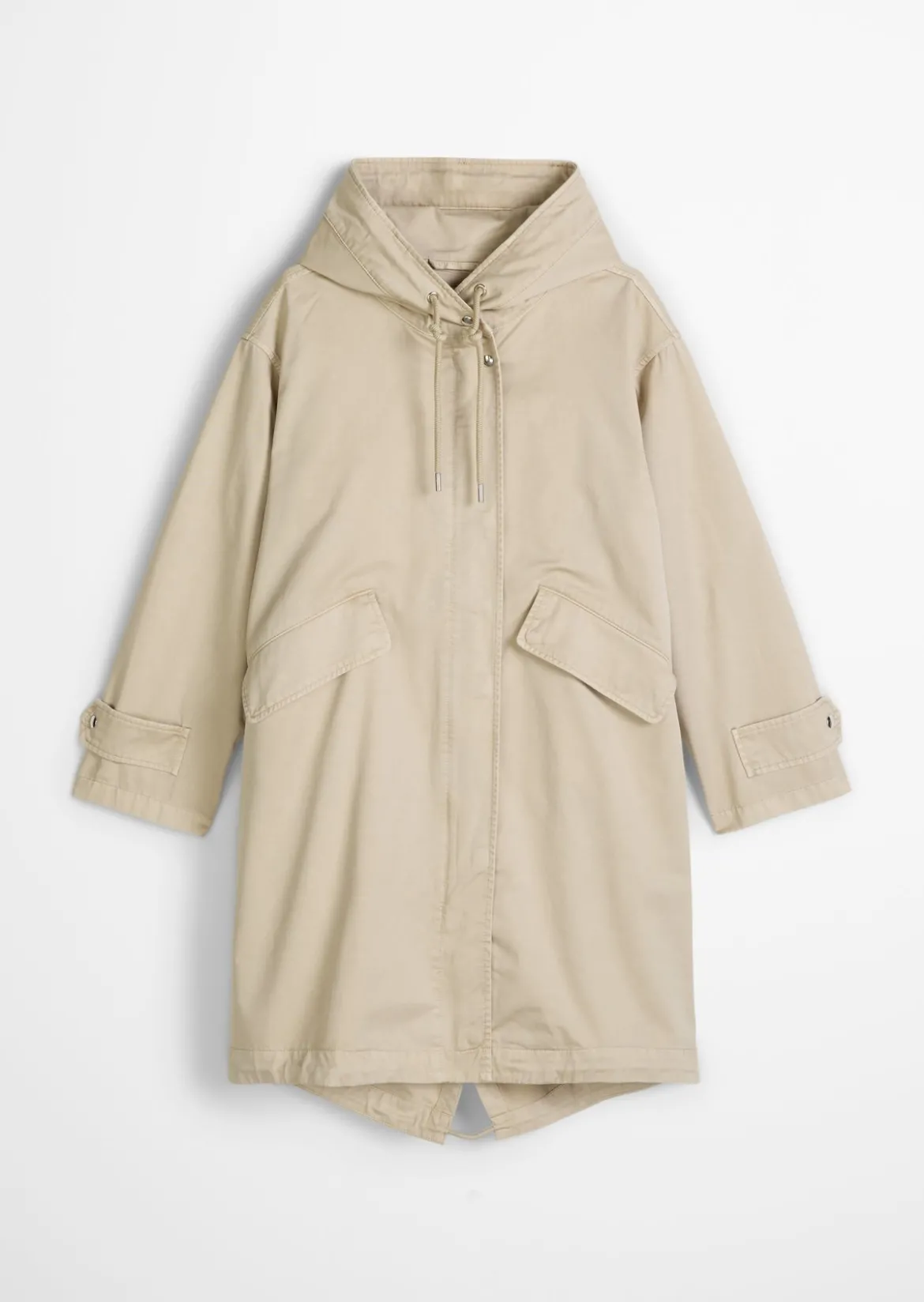 Parka regular aus Organic Cotton-Twill