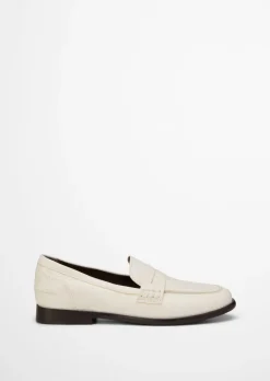 Penny-Loafer Model Fiona aus natürlichem Ziegenleder