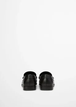 Penny-Loafer Model Fiona aus strukturiertem Rindleder