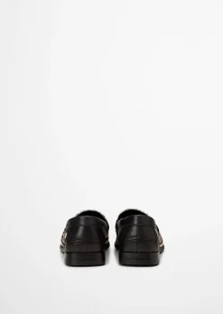Penny-Loafer Model Fiona in Zebrafell-Optik