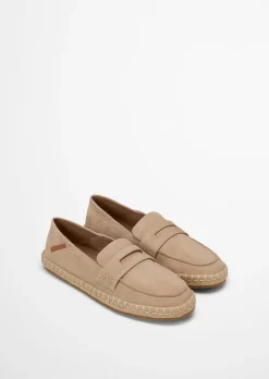 Pennyloafer-Espadrilles Model Jerry aus weichem Veloursleder
