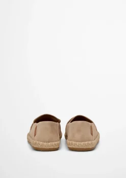 Pennyloafer-Espadrilles Model Jerry aus weichem Veloursleder