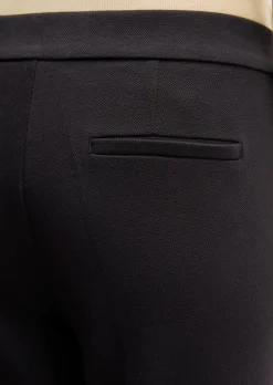 Piqué-Jerseypants slim cropped aus Organic Cotton-Mix