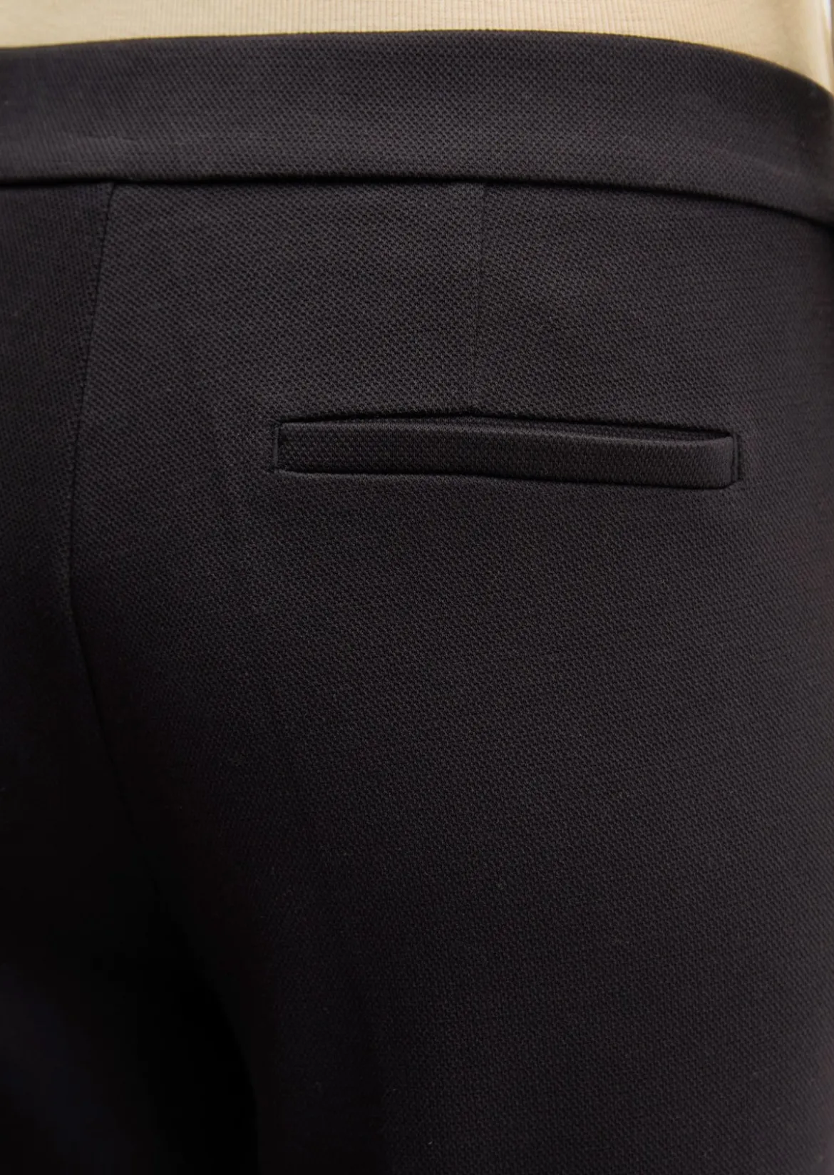 Piqué-Jerseypants slim cropped aus Organic Cotton-Mix