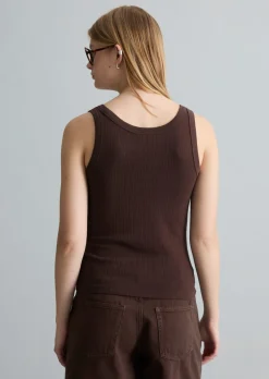Pointelle-Top slim aus weichem Baumwoll-Jersey