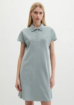 Polokleid regular aus Piqué-Jersey