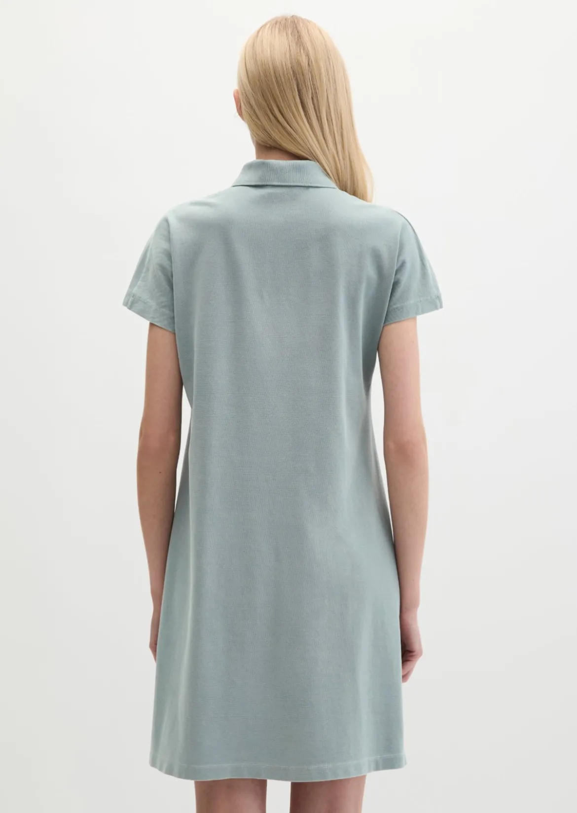 Polokleid regular aus Piqué-Jersey