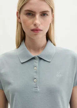 Polokleid regular aus Piqué-Jersey