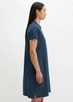 Polokleid regular aus Piqué-Jersey