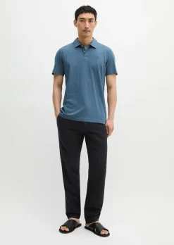 Poloshirt Jersey slim aus reiner Bio-Baumwolle