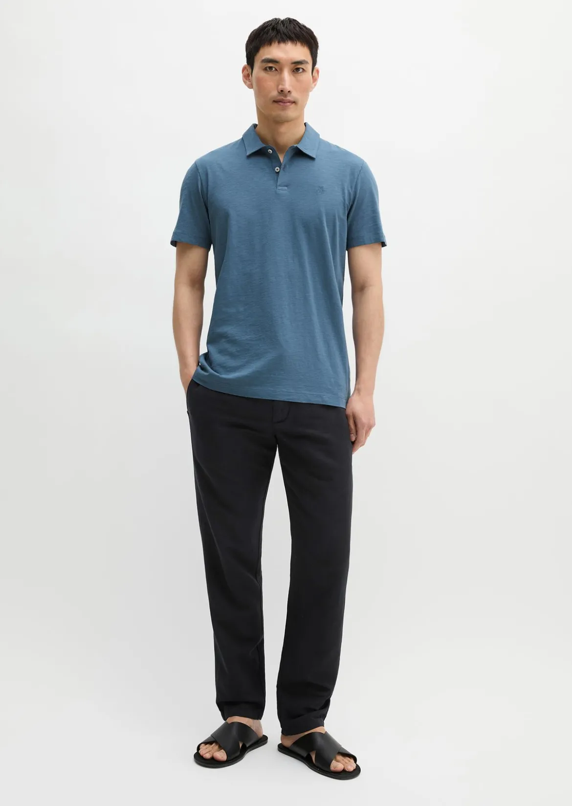 Poloshirt Jersey slim aus reiner Bio-Baumwolle