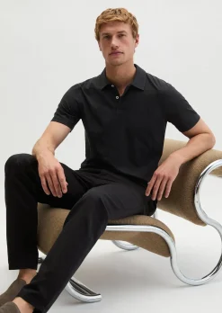 Poloshirt Jersey slim aus reiner Bio-Baumwolle