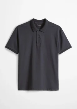 Poloshirt loose aus schwerem Bio-Baumwoll-Jersey