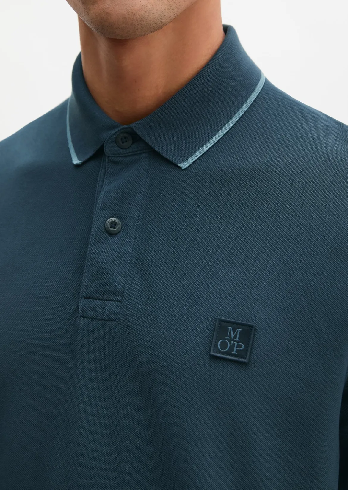 Poloshirt Piqué regular garment-dyed aus reiner Bio-Baumwolle