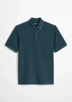 Poloshirt Piqué regular garment-dyed aus reiner Bio-Baumwolle