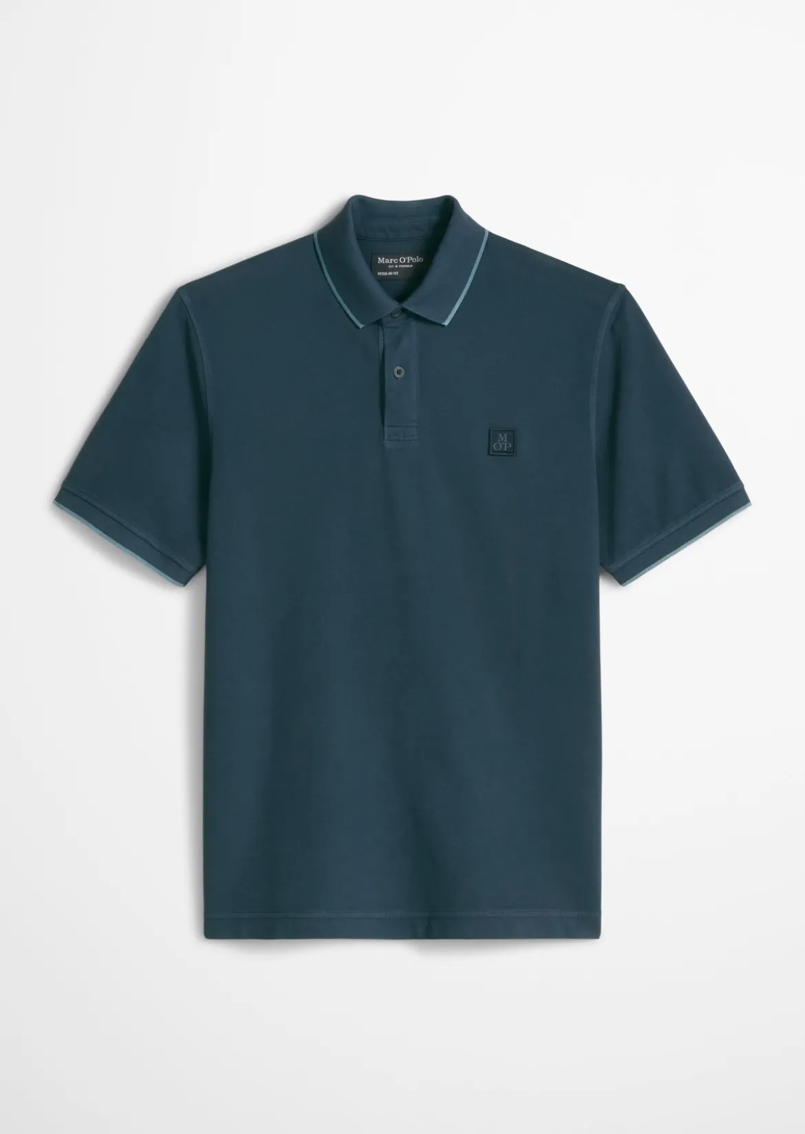 Poloshirt Piqué regular garment-dyed aus reiner Bio-Baumwolle