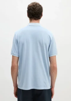 Poloshirt Piqué regular garment-dyed aus Bio-Baumwolle