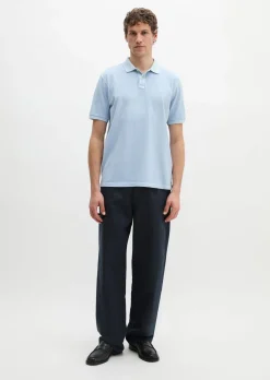Poloshirt Piqué regular garment-dyed aus Bio-Baumwolle