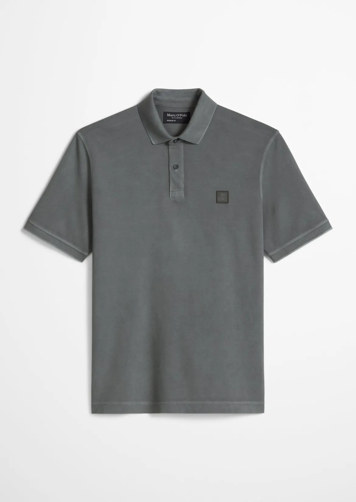 Poloshirt Piqué regular garment-dyed aus reiner Bio-Baumwolle