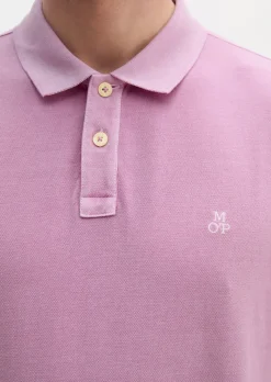 Poloshirt Piqué regular garment-dyed aus Bio-Baumwolle