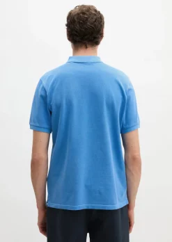 Poloshirt Piqué regular garment-dyed aus Bio-Baumwolle