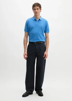 Poloshirt Piqué regular garment-dyed aus Bio-Baumwolle