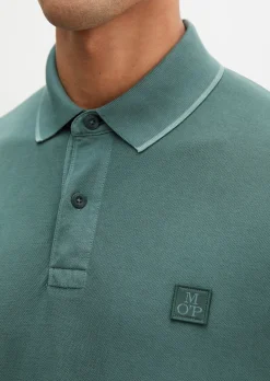 Poloshirt Piqué regular garment-dyed aus reiner Bio-Baumwolle