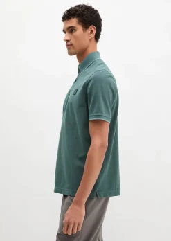 Poloshirt Piqué regular garment-dyed aus reiner Bio-Baumwolle