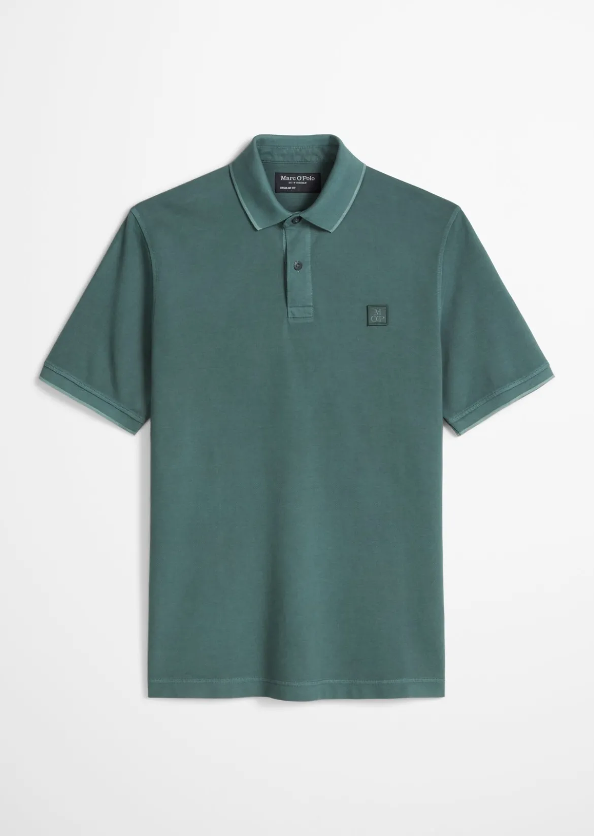 Poloshirt Piqué regular garment-dyed aus reiner Bio-Baumwolle